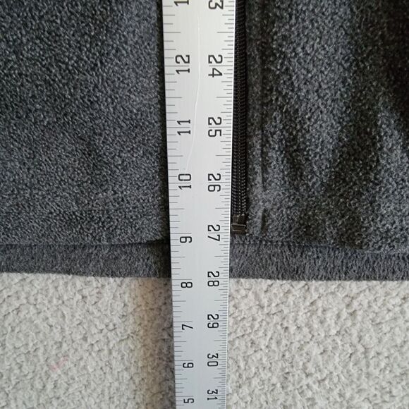 Columbia Mens Vest Full Zip Sleeveless Fleece Collared Pocket XXL Gray Poly - Picture 5 of 7